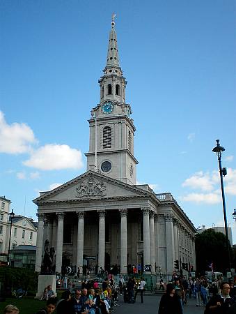 St Martin in the Fields  - Exterior View